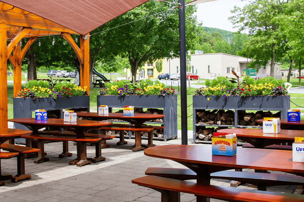 Harpoon Brewery Outdoor Patio Seating